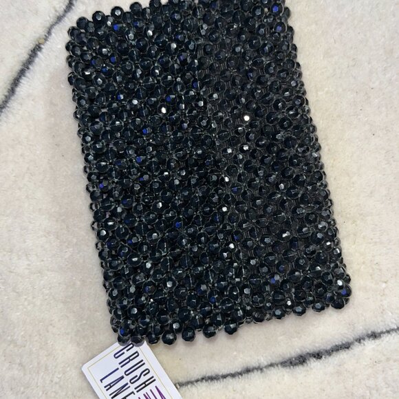Vintage Black Beaded Clutch - Picture 5 of 6